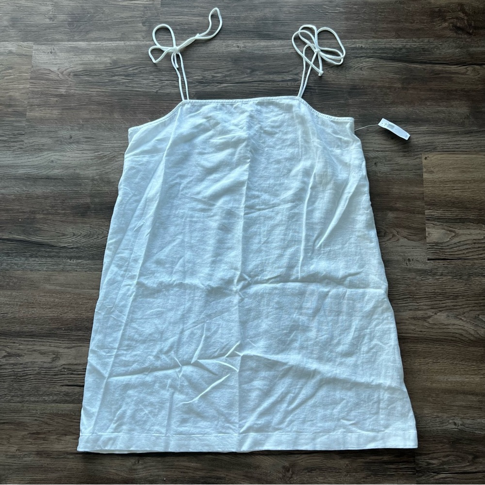 NWT Old Navy White Linen Mini Dress